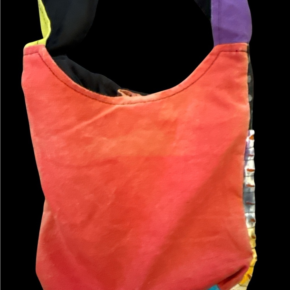 Vibrant Patchwork Shoulder Bag - image 3